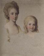Angelica Kauffmann Bozzetto zum Bildnis Maria Theresa und Maria Chrstian USA oil painting reproduction
